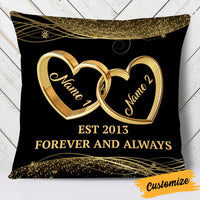 Personalized Couple  Wedding Rings Pillow NB273 81O34 thumb 1