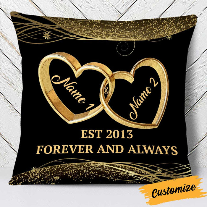 Personalized Couple  Wedding Rings Pillow NB273 81O34 1