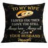 Personalized Couple Husband Wife Wedding Rings Rose Pillow NB292 81O34 1
