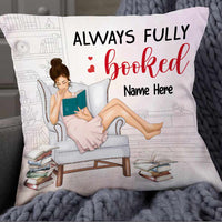 Personalized Book Girl Always Booked Pillow NB272 95O57 thumb 1