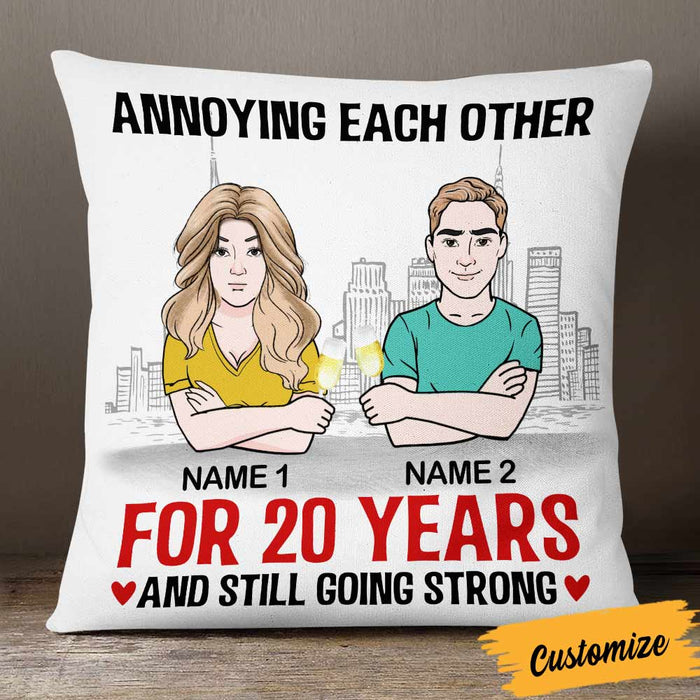 Personalized Couple Husband Wife Pillow NB274 87O57 1