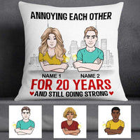 Personalized Couple Husband Wife Pillow NB274 87O57 thumb 1
