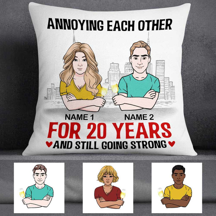 Personalized Couple Husband Wife Pillow NB274 87O57 1
