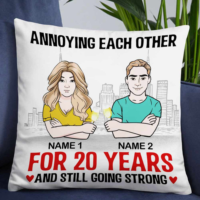 Personalized Couple Husband Wife Pillow NB274 87O57 1