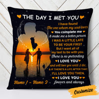 Personalized Couple Husband Wife Pillow NB275 87O53 thumb 1