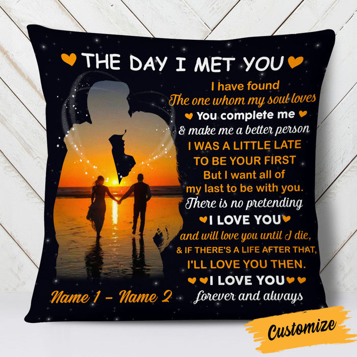 Personalized Couple Husband Wife Pillow NB275 87O53 1