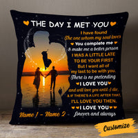 Personalized Couple Husband Wife Pillow NB275 87O53 thumb 1