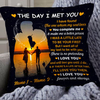 Personalized Couple Husband Wife Pillow NB275 87O53 thumb 1