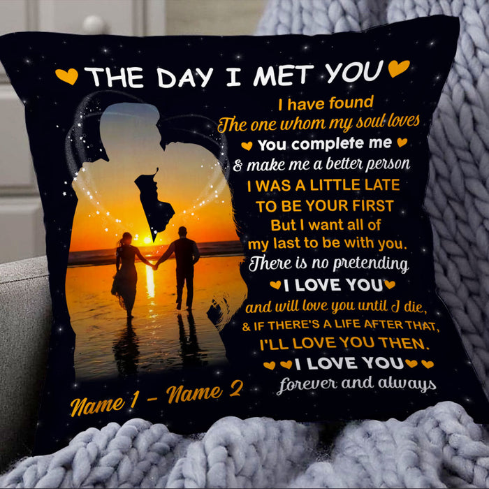 Personalized Couple Husband Wife Pillow NB275 87O53 1