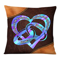 Personalized Couple Ring Heart Pillow NB275 30O58 thumb 1