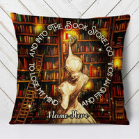 Personalized Into Book Store Girl Pillow NB273 81O58 thumb 1