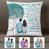 Personalized Couple The Day I Met You Pillow NB274 95O36 thumb 1