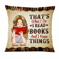 Personalized I Read Books Pillow NB275 23O47 thumb 1