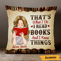 Personalized I Read Books Pillow NB275 23O47 thumb 1