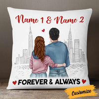 Personalized Couple Forever Always Pillow NB276 30O57 thumb 1