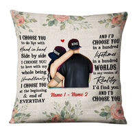 Personalized I Choose You Couple Pillow NB291 23O36 thumb 1