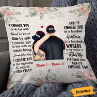Personalized I Choose You Couple Pillow NB291 23O36 thumb 1