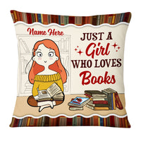 Personalized Book Girl Pillow NB273 95O53 thumb 1