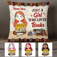 Personalized Book Girl Pillow NB273 95O53 thumb 1