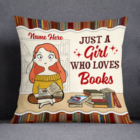 Personalized Book Girl Pillow NB273 95O53 thumb 1