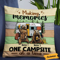 Personalized Couple Bear Camping Pillow NB291 87O36 thumb 1