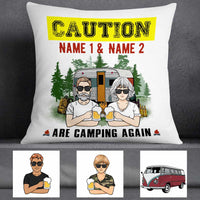 Personalized Couple Camping Funny Pillow JL271 87O57 thumb 1