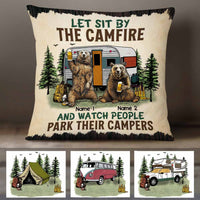Personalized Camping Couple Pillow NB292 30O58 thumb 1