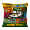 Personalized Camping Family Campsite Pillow NB293 30O58 1