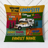 Personalized Camping Family Campsite Pillow NB293 30O58 1