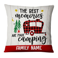 Personalized Family Camping Memories Pillow NB294 95O36 thumb 1