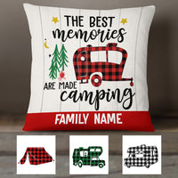 Personalized Family Camping Memories Pillow NB294 95O36 thumb 1