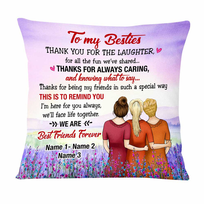 Personalized Thank You My Friends Pillow NB296 95O47 1