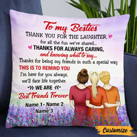Personalized Thank You My Friends Pillow NB296 95O47 thumb 1