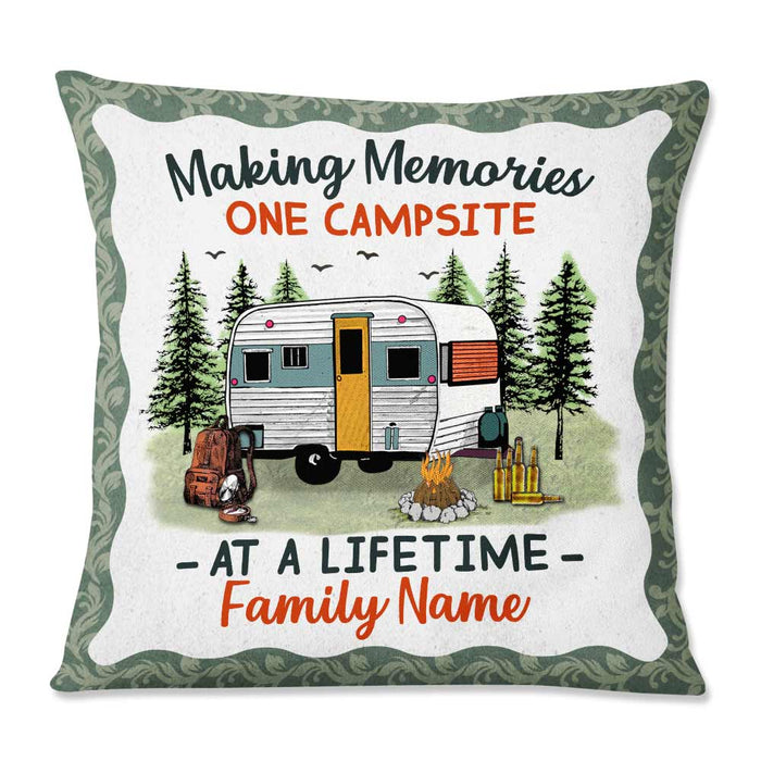Personalized Camping Family Pillow NB293 30O57 1