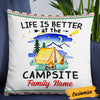 Personalized Camping Life Family Pillow NB295 23O57 1
