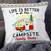 Personalized Camping Life Family Pillow NB295 23O57 1