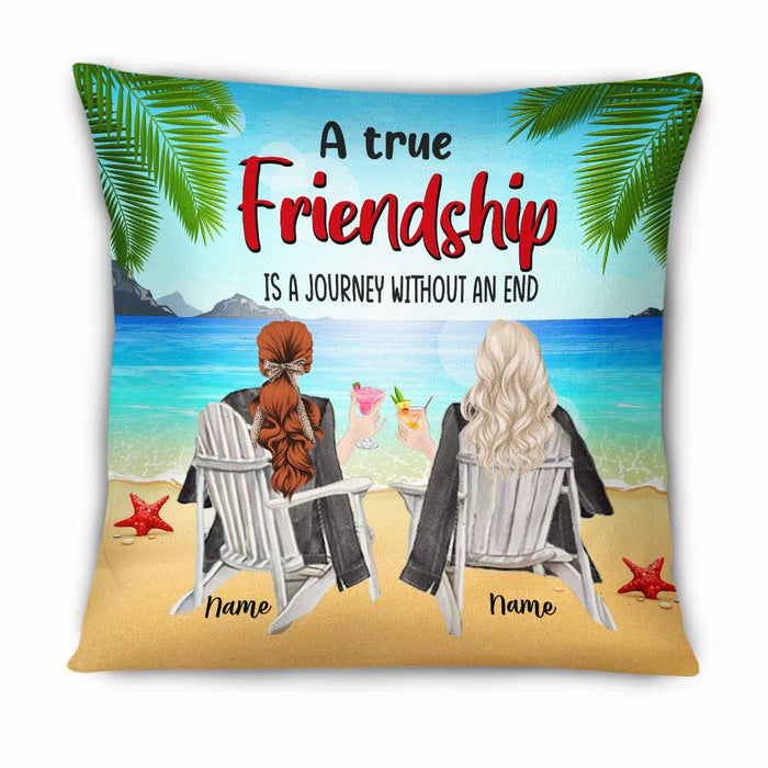 Personalized True Friends Pillow NB296 23O66 1