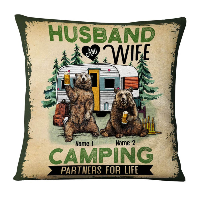 Personalized Camping Couple For Life Pillow NB291 26O36 1