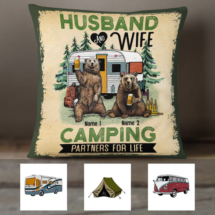 Personalized Camping Couple For Life Pillow NB291 26O36 1