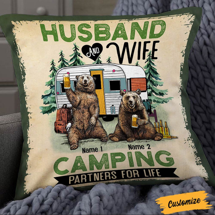 Personalized Camping Couple For Life Pillow NB291 26O36 1