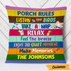 Personalized Outdoor Porch Rules Pillow NB301 81O47 1