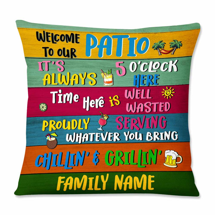 Personalized Outdoor Patio Pillow NB302 30O57 1