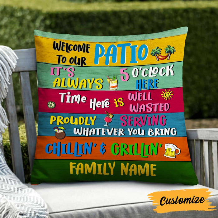 Personalized Outdoor Patio Pillow NB302 30O57 1