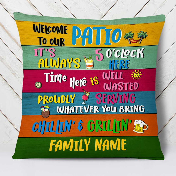 Personalized Outdoor Patio Pillow NB302 30O57 1