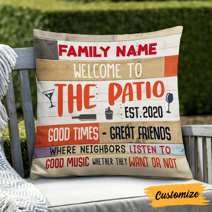 Personalized Outdoor Patio Pillow NB303 30O36 1