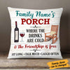 Personalized Outdoor Porch Drink With Friends Pillow NB302 95O58 1