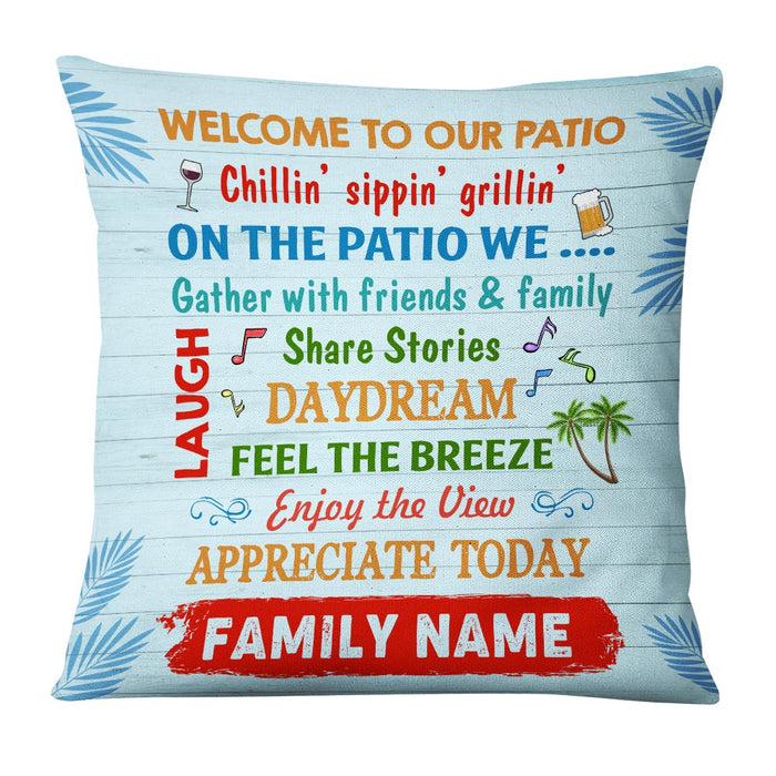 Personalized Outdoor Patio Pillow NB304 30O36 1