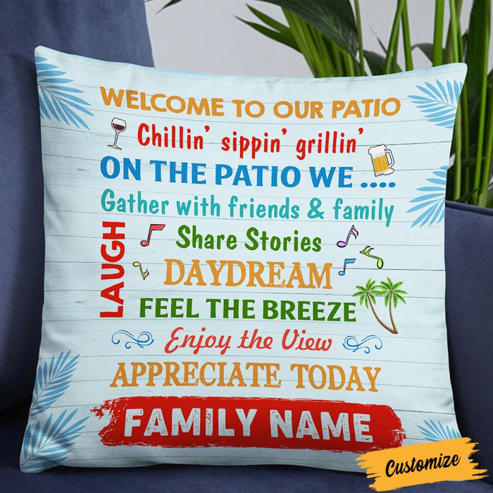 Personalized Outdoor Patio Pillow NB304 30O36 1