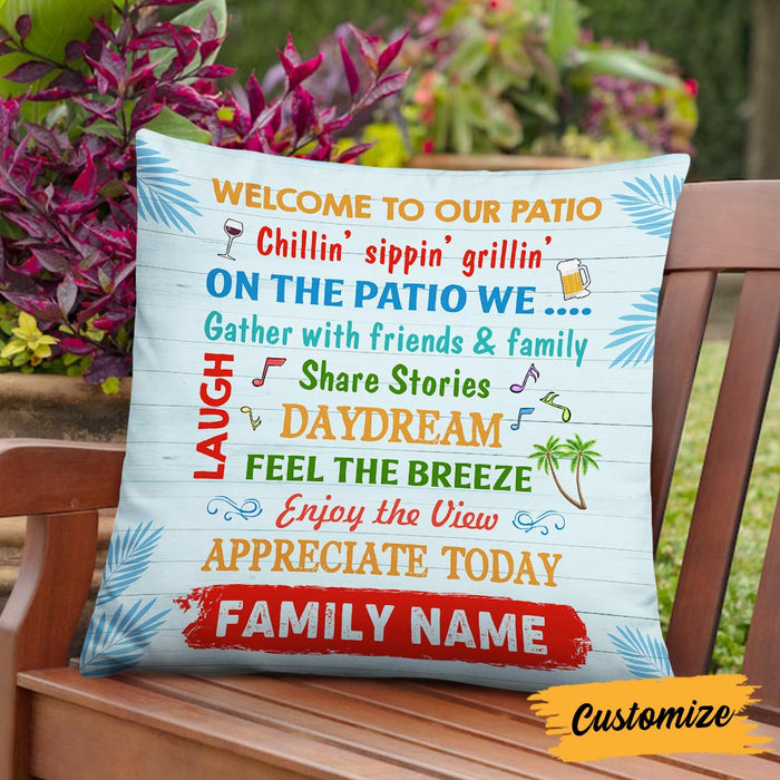 Personalized Outdoor Patio Pillow NB304 30O36 1