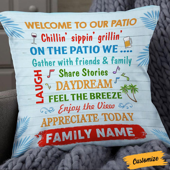 Personalized Outdoor Patio Pillow NB304 30O36 1